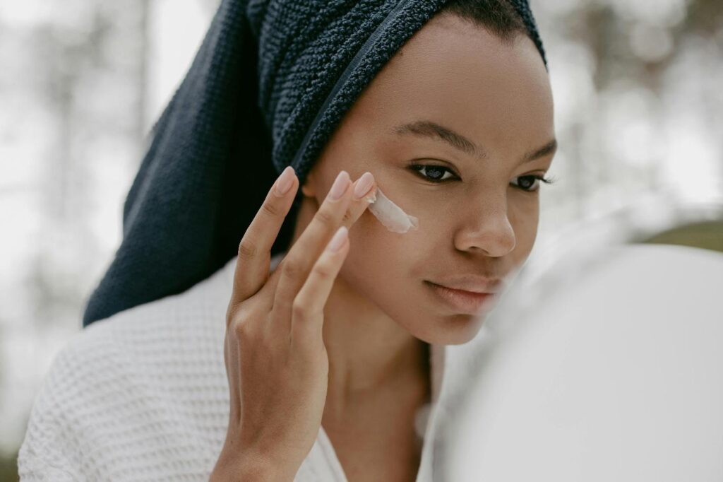 face-cream - Daytryp RX A person applying face cream