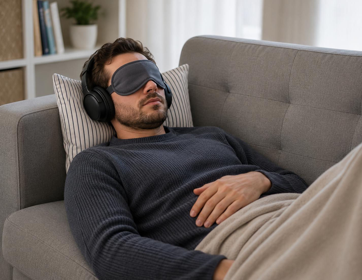 A person getting ketamine therapy from home