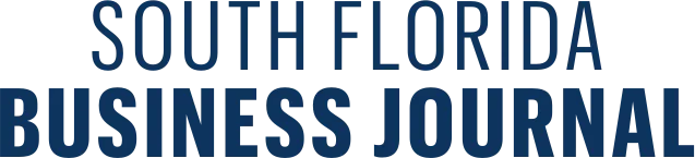 South Florida Business Journal logo in dark blue font. - Daytryp RX South Florida Business Journal logo in dark blue font, representing the branding of BizJournals.com.